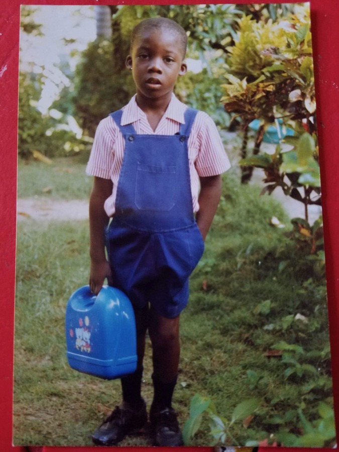 Luc as a kid